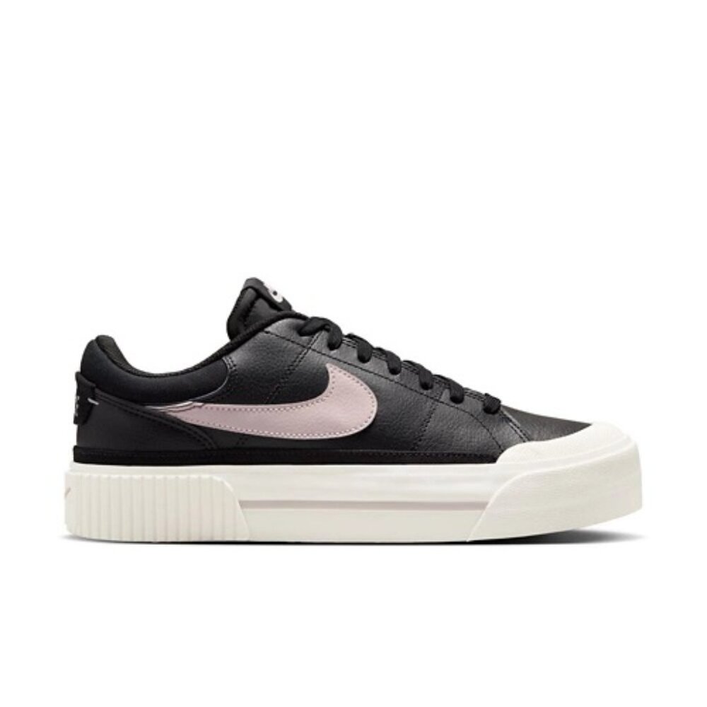 Nike Women’s Court Legacy Lift Platform Shoes Black Violet DM7590-002, Size 12 - Picture 11 of 14